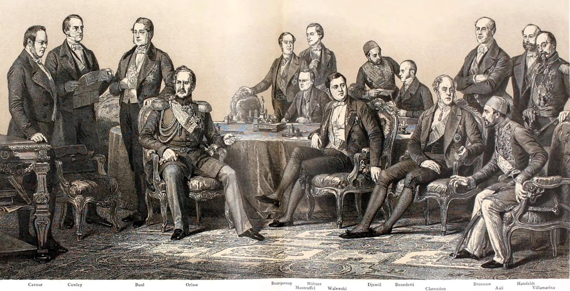 The Congress of Paris in 1856